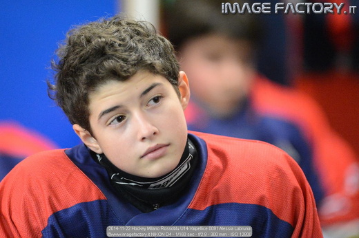 2014-11-22 Hockey Milano Rossoblu U14-Valpellice 0091 Alessia Labruna